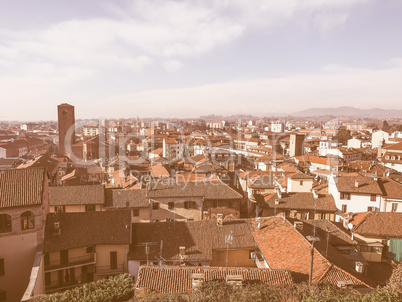 Chieri aerial view vintage