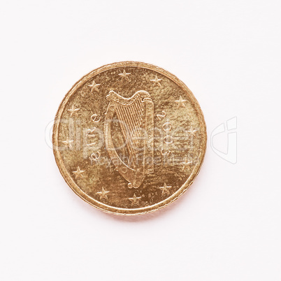 Irish 10 cent coin vintage