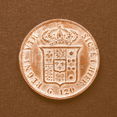 Vintage coin vintage