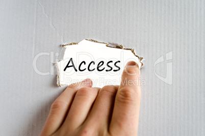 Access text concept