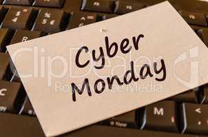 Cyber monday text note