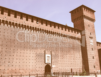 Castello Sforzesco, Milan vintage Castello Sforzesco, Milan vintage