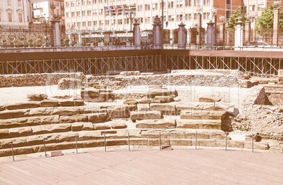 Roman Theatre, Turin vintage