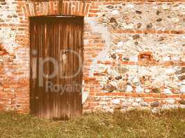 Old door vintage