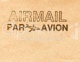 Airmail letter vintage