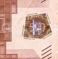 Euro note vintage
