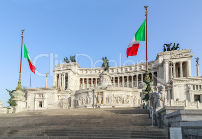 Venice Square and the Monument of Victor Emmanuel