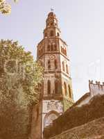 Moncanino Tower in San Mauro vintage