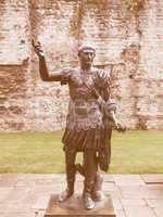 Emperor Trajan Statue vintage
