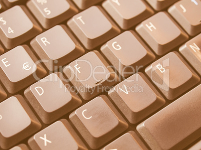 Computer keyboard vintage