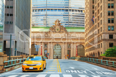 Grand Central Terminal viaduc and old entrance