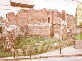 Roman Wall, London vintage