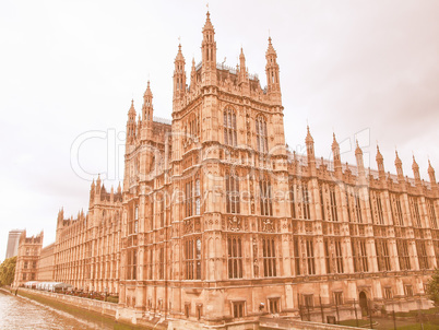 Houses of Parliament vintage
