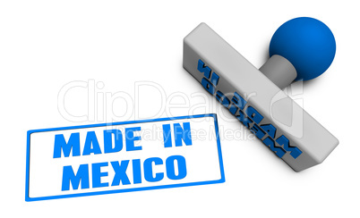 Made in Mexico Stamp