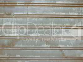 Retro looking Corrugated steel