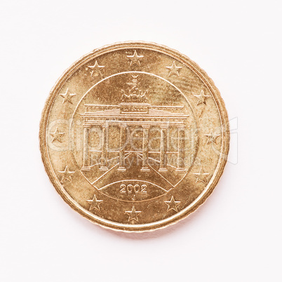 German 50 cent coin vintage