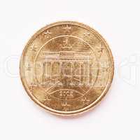 German 50 cent coin vintage
