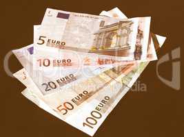 Euro note vintage