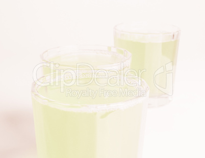Green apple juice vintage