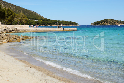 MALLORCA, SPAIN - JUNE 1: The tourists enjoiying their vacation