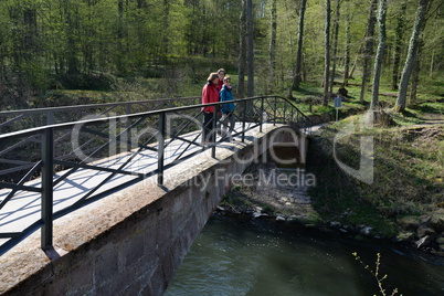 Brücke über die Saale bei Bad Kissingen