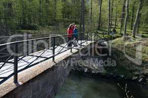 Brücke über die Saale bei Bad Kissingen