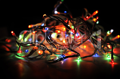 New Year's garland Electrical Power