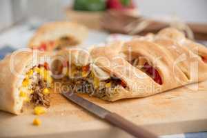 Stromboli, italienisches Pizzabrot