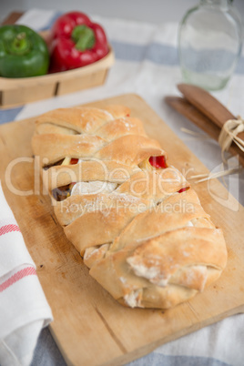 Stromboli, italienisches Pizzabrot