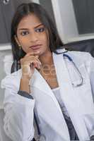 Asian Indian Female Woman Hospital Doctor