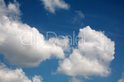 cloud on blue sky