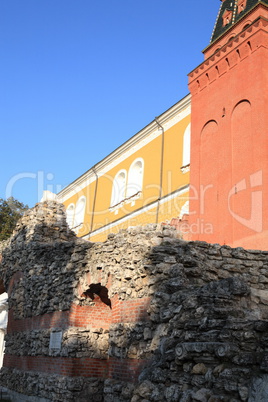 Kremlin tower on sky background