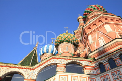 blessed  Basil cathedral at day