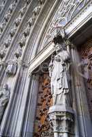 Jesus Christ statue at Barcelona Cathedral