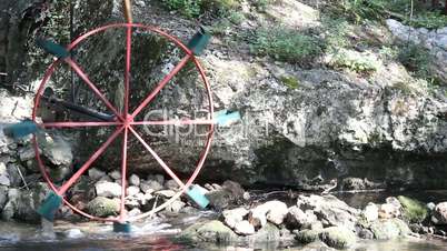 water-mill wheel