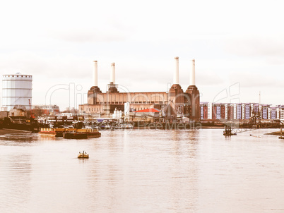 London Battersea powerstation vintage