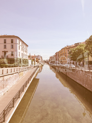 Naviglio Grande, Milan vintage