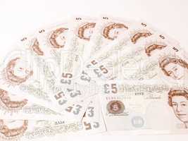 Pound note vintage