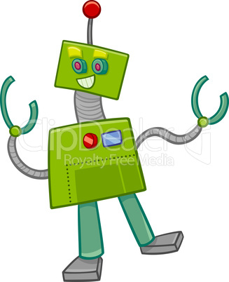 fantasy robot cartoon character