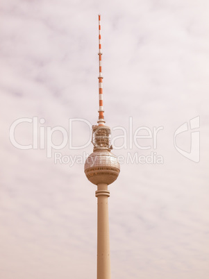 TV Tower, Berlin vintage