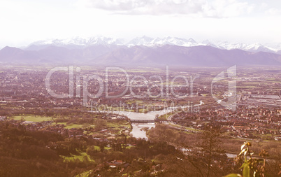 Turin view vintage Turin view vintage