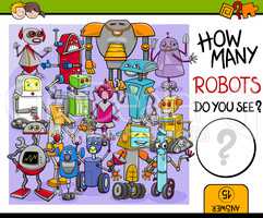 how many robots