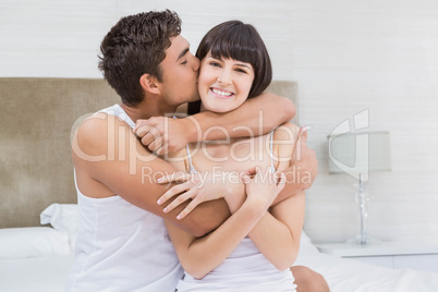 Young couple in the bedroom