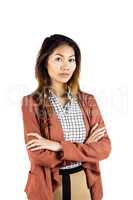 Businesswoman with crossed arms