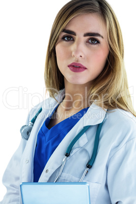 Doctor looking at camera