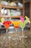 View of a cocktail