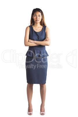 Businesswoman with crossed arms