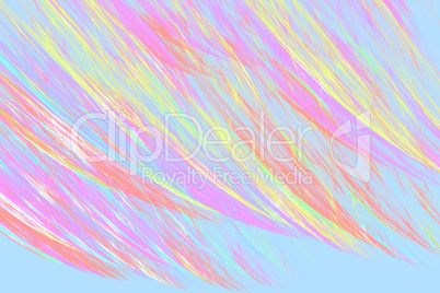 Fractal image: glowing colored stripes and lines.