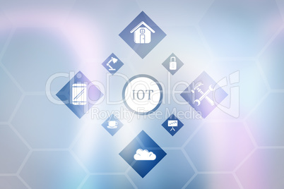 Composite image of internet of things