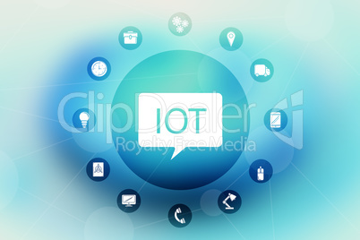 Composite image of internet of things